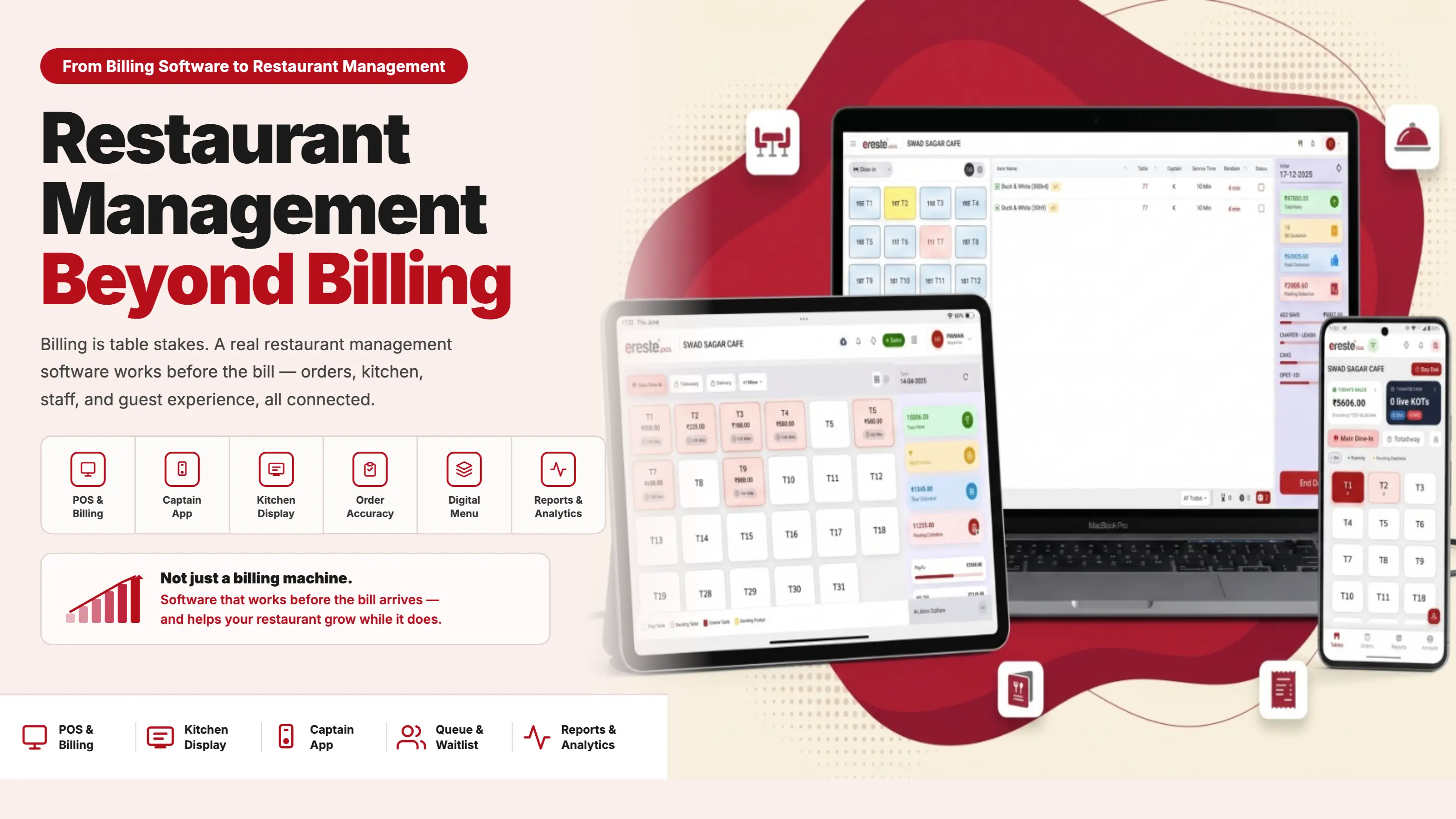 Restaurant management software features beyond billing — eresto